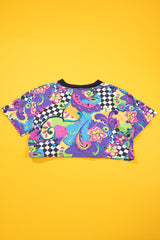 Upcycled 80s T.D. Sport Crop Tee