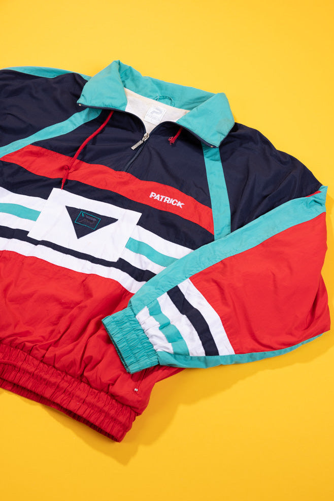 Vintage 80s Patrick Quarter Zip Windbreaker