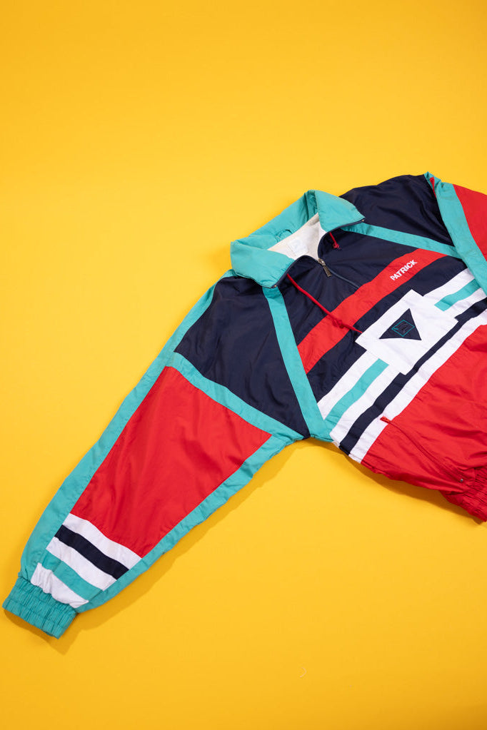 Vintage 80s Patrick Quarter Zip Windbreaker