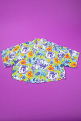 Vintage 90s Kikomo Cropped Button Up