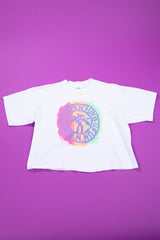 Vintage 80s Fun 'N' Sun Crop Tee