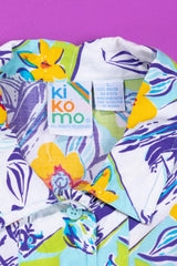 Vintage 90s Kikomo Cropped Button Up