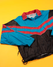 Vintage 90s Road Runner Sports Quarter Zip Windbreaker Jacket