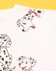 Vintage 1997 Upcycled Disney 101 Dalmatians AOP Crop Top