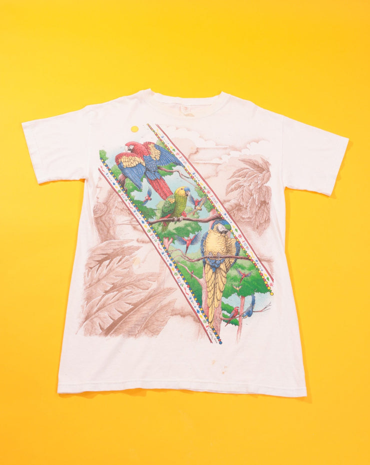 Vintage 90s Tropical Parrot T-shirt