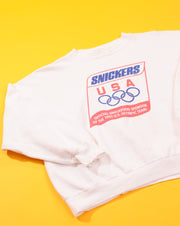 Vintage 1992 Snickers Official Snackfood Sponsor of the U.S Olympic Team Crewneck Sweater