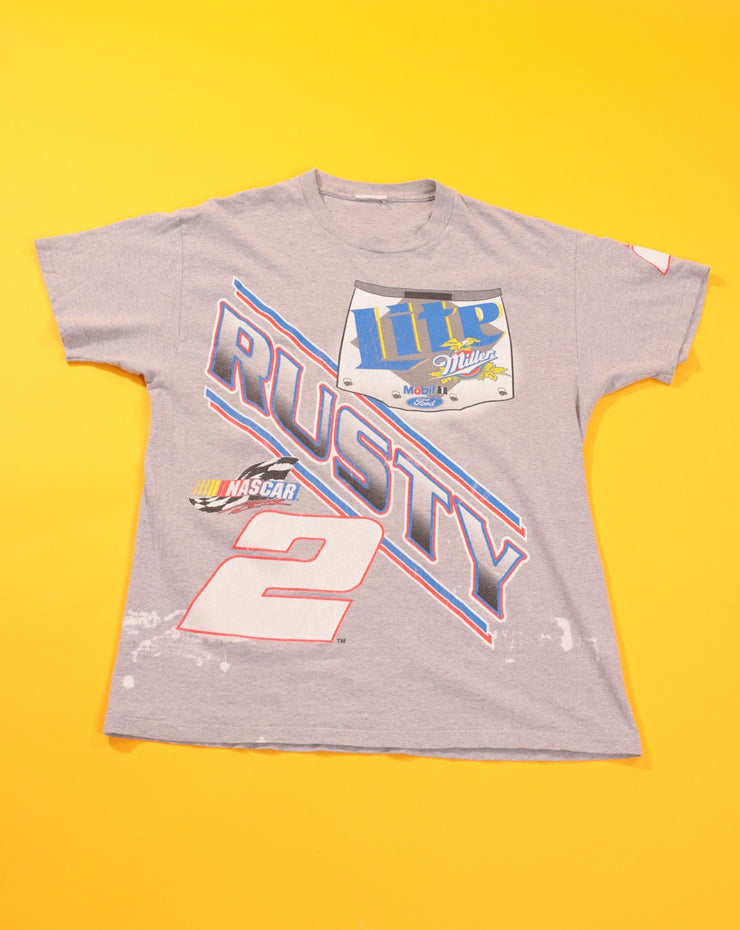Vintage 90s Rusty Wallace Miller Racing T-shirt