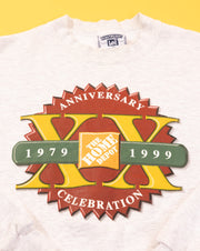 Vintage 1999 The Home Depot 10 Year Anniversary Celebration Crewneck Sweater