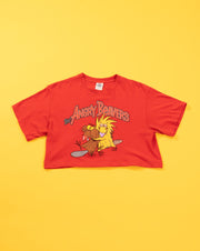 Vintage 90s Upcycled The Angry Beavers Crop Top