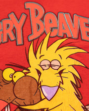 Vintage 90s Upcycled The Angry Beavers Crop Top