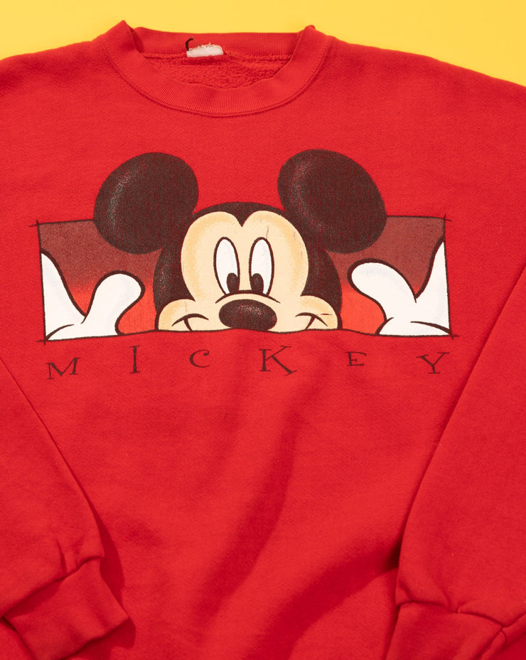 Vintage 90s The Disney Store Mickey Mouse Crewneck Sweater