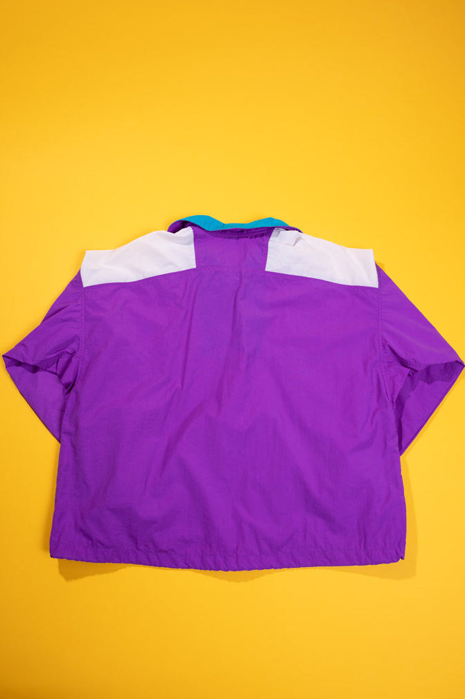 Vintage 90s Quarter Zip Columbia Sportswear Windbreaker