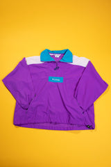 Vintage 90s Quarter Zip Columbia Sportswear Windbreaker