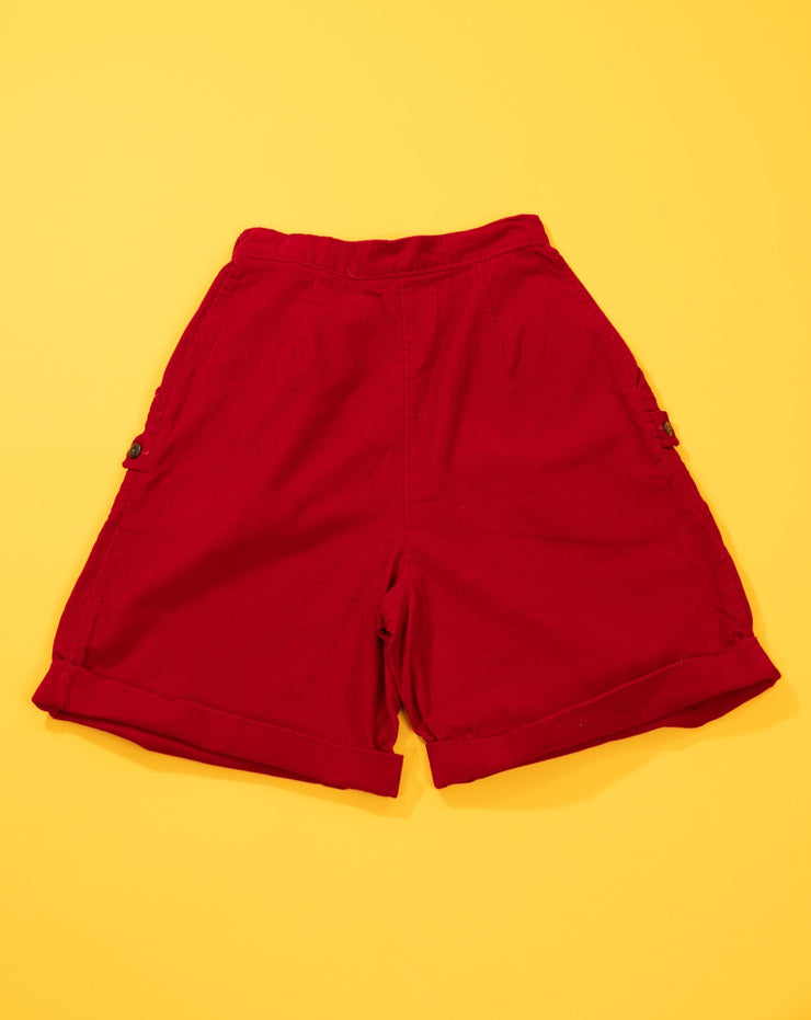 Vintage 90s Cabin Creek Hight Waisted Red Shorts