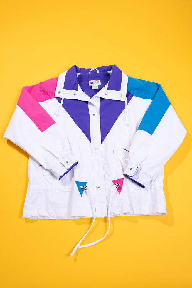 Vintage 80s G-4000 Color Block Jacket