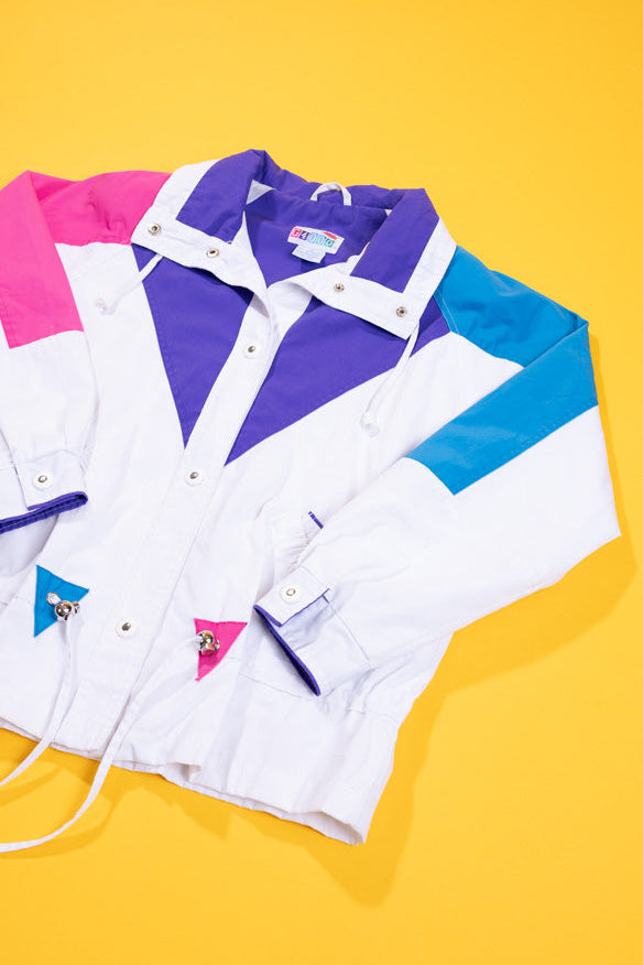 Vintage 80s G-4000 Color Block Jacket