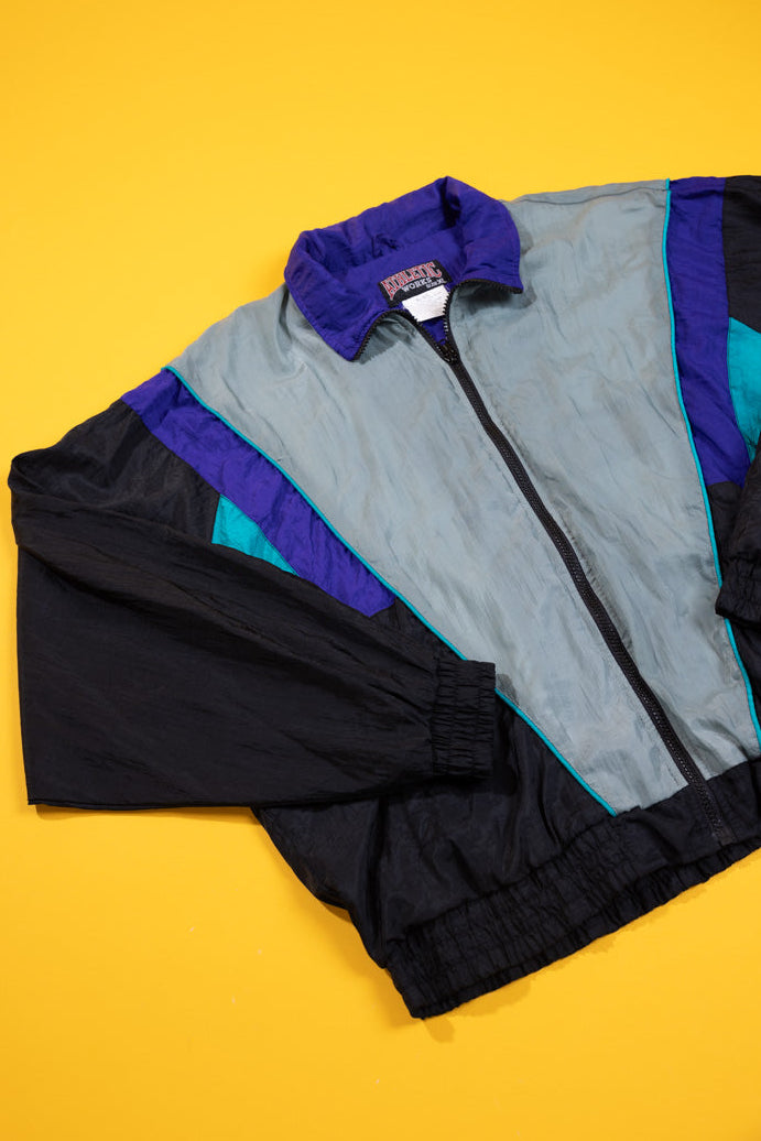 Vintage 90s Athletic Works Windbreaker