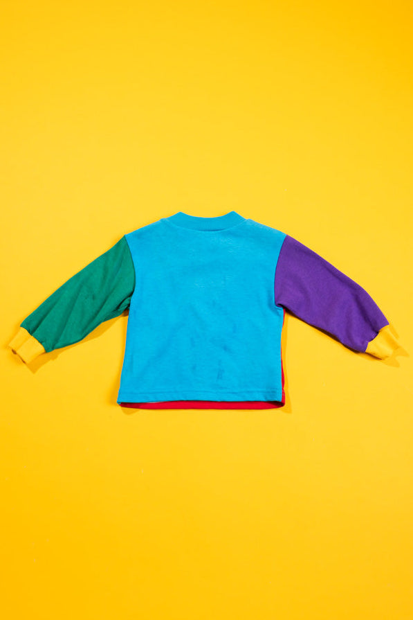Vintage 80s Baby Mickey Long Sleeve Shirt (Kids - 12M)