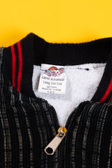 Vintage 90s Corduroy Pinstripe Racing Bomber Jacket (Kids - 18M)