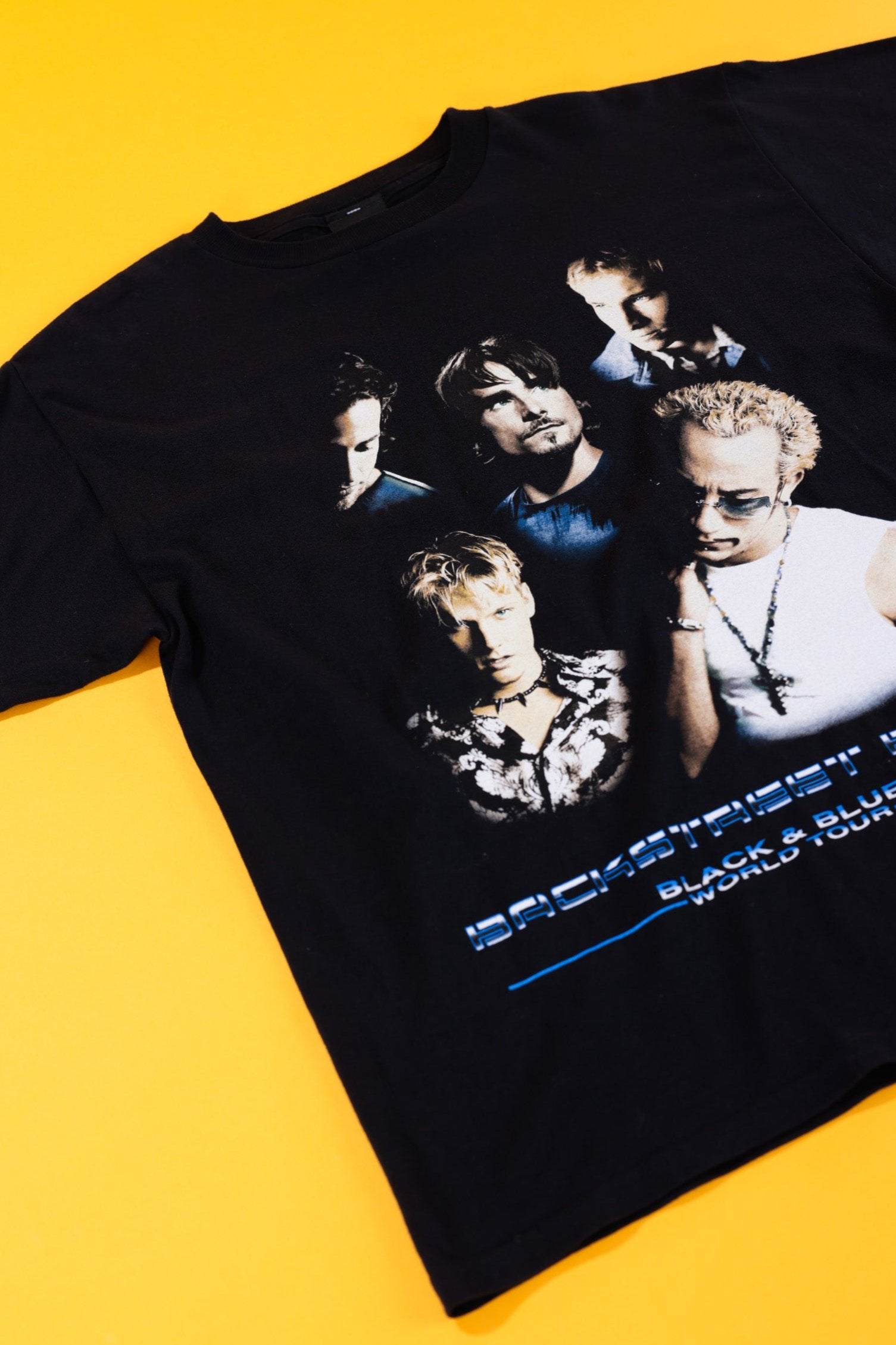 Vintage Backstreet Boys Black & Blue World Tour 2001 Giant T