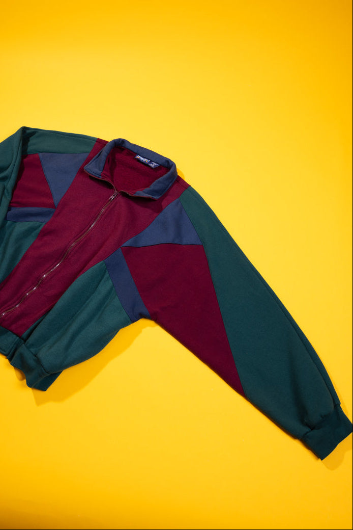 Vintage 90s Fremantle Action Wear Color Block Jacket