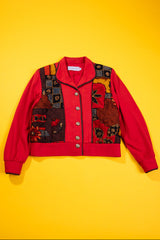 Vintage 80s Howard Wolf Quilted Jacket
