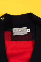 Vintage 90s Canvasback Plaid Cardigan Sweater