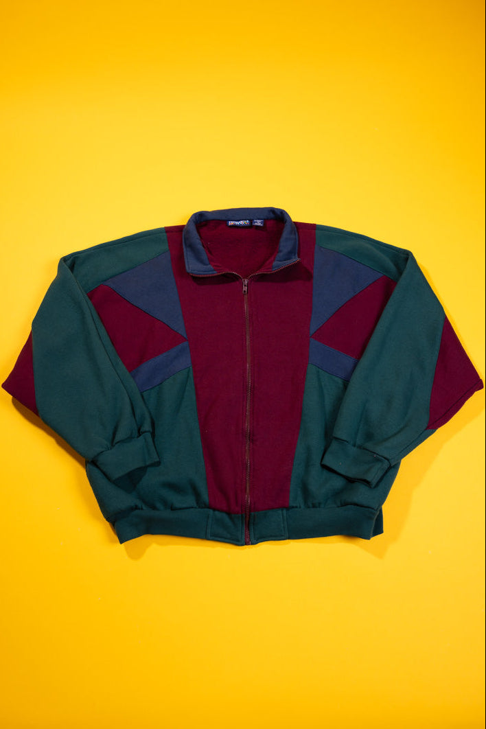 Vintage 90s Fremantle Action Wear Color Block Jacket