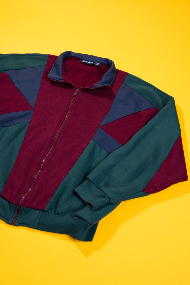 Vintage 90s Fremantle Action Wear Color Block Jacket