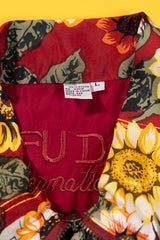 Vintage 80s Fuda International Silk Jacket