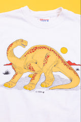 Vintage 1986 Brontosaurus Dino T-shirt (Kids - 6/8)
