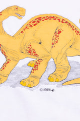 Vintage 1986 Brontosaurus Dino T-shirt (Kids - 6/8)