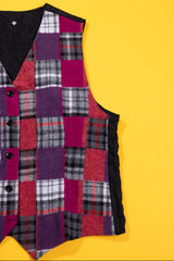 Vintage 90s Plaid Vest