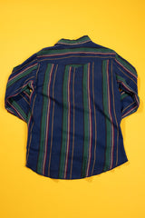 Vintage 80/90s Wrangler Striped Western Long Sleeve Collared Shirt
