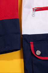 Vintage 90s Jaclyn Smith Sport Jacket (red/blue/white)