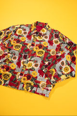Vintage 80s Fuda International Silk Jacket