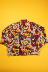 Vintage 80s Fuda International Silk Jacket