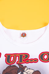 Vintage 1998 Looney Tunes Fill It Up Or Else Halloween T-shirt