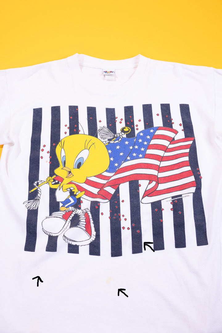 Vintage 1996 Looney Tunes Tweety Bird USA T-shirt