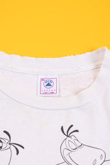 Vintage 1994 Flintstones Dino Pebbles Bamm-bamm All Over Print T-shirt