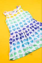 Vintage 90s Stepping Stones Heart Sundress (Kids - 7/8)