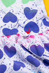 Vintage 90s Stepping Stones Heart Sundress (Kids - 7/8)