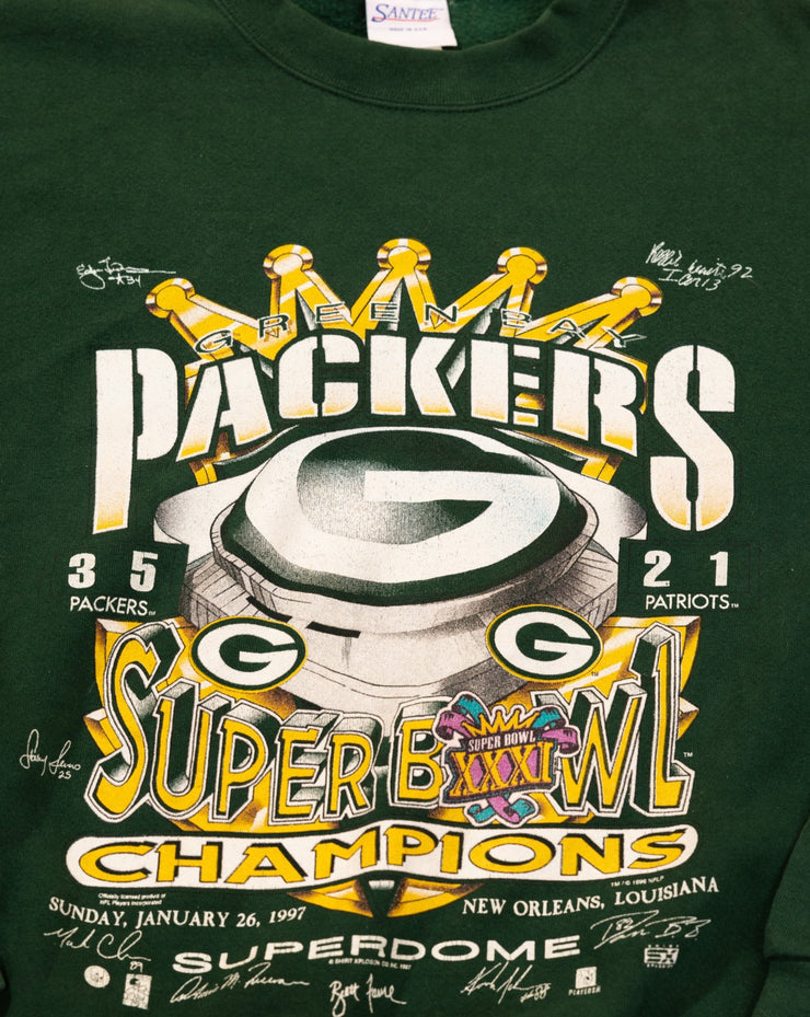 Vintage 1996 Packers Super Bowl Champions Crewneck Sweater