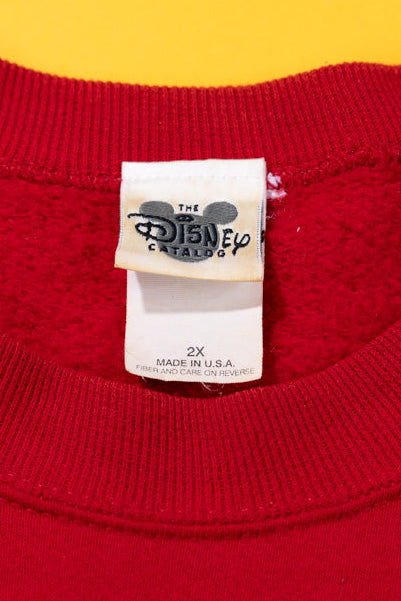 Vintage 90s Disney Winnie The Pooh Friendship Christmas Crewneck