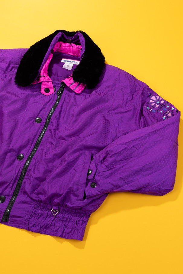 Vintage 80s Obermeyer Puffer Jacket