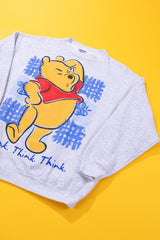 Vintage 90s Disney Winnie The Pooh Think. Think. Think Crewneck