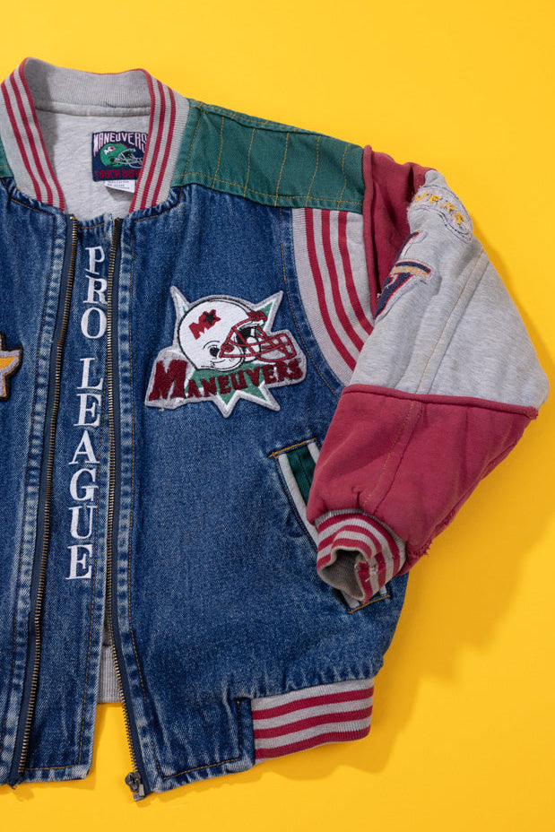 Vintage 90s Maneuvers Touchdown Jacket (Kids - M)