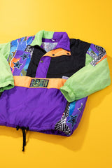 Vintage 80s Hibernia Free Style Wear Quarter Zip Ski Jacket