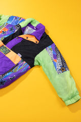 Vintage 80s Hibernia Free Style Wear Quarter Zip Ski Jacket