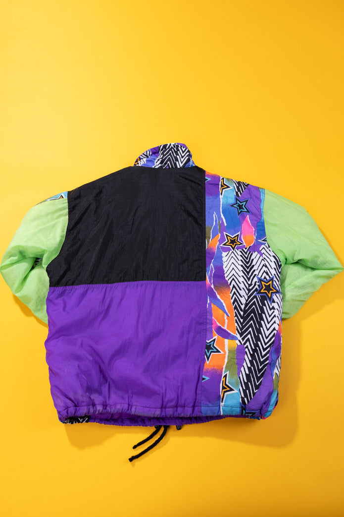 Vintage 80s Hibernia Free Style Wear Quarter Zip Ski Jacket